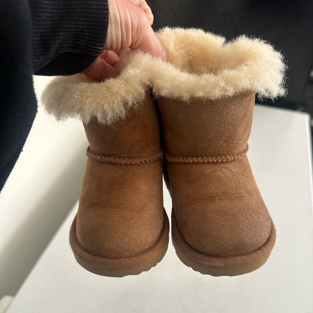 UGG Tan Shearling Boots